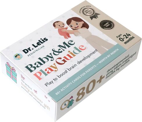 Baby Activity Cards – Baby & Me Play Guide | 80+ Developmental Activities for Babies (0–24 Months) | Triple Award-Winning | Milestones Play Ideas for New Moms in Kuwait