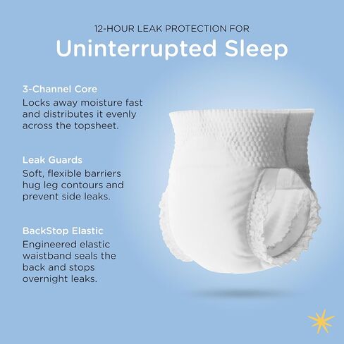 HealthyBaby Non-Toxic Training Pants Toddler Diapers - Size 4, 46 Count | EWG Verified & Microbiome-Friendly. Easy pull-on & tear-away design. Plant-derived materials. 12-hour leak protection. TCF. in Kuwait