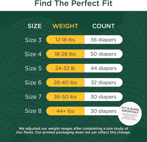 HealthyBaby Non-Toxic Training Pants Toddler Diapers - Size 4, 46 Count | EWG Verified & Microbiome-Friendly. Easy pull-on & tear-away design. Plant-derived materials. 12-hour leak protection. TCF. in Kuwait