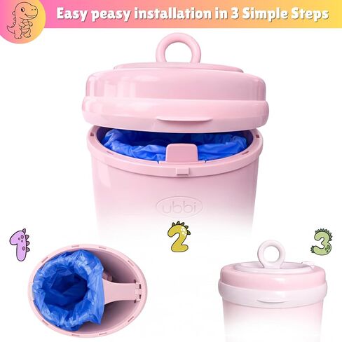 Disposable Diaper Pail Refill Bags (100 Bags) Compatible with Ubbi Diaper Bag Pail 13 Gal Capacity Diaper Pail Bag Medium Kitchen Trash Bag Heavy Duty Large Garbage Bag (100 ct.) in Kuwait