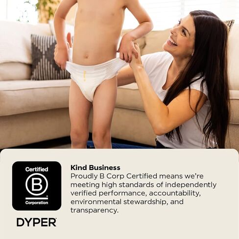 DYPER Toddler Training Pants 4T-5T for Boys & Girls Hypoallergenic,Unscented, Plant-Based & Perfect for Sensitive Skin, Leakproof Potty Training Pants for Day & Overnight Protection in Kuwait