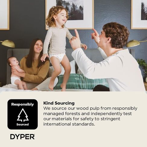 DYPER Toddler Training Pants 4T-5T for Boys & Girls Hypoallergenic,Unscented, Plant-Based & Perfect for Sensitive Skin, Leakproof Potty Training Pants for Day & Overnight Protection in Kuwait