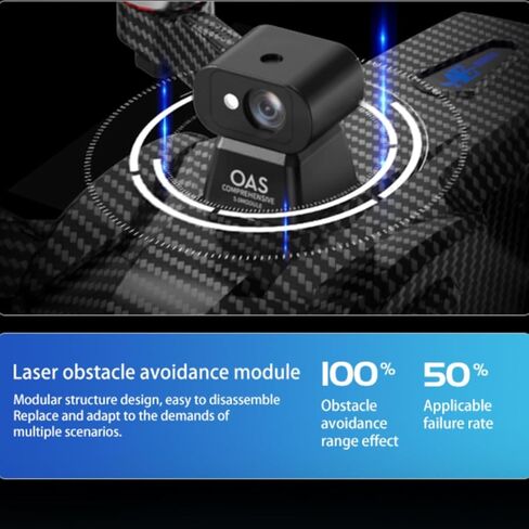 AE60 Ultra Drone with Camera for Adults, 3 Batteries,Carbon Fiber, | 4K Video and 8K Photo,3-Axis Mechanical Gimbal, 7.2" Touch Screen Remote,360 Laser Obstacle Avoidance,800g Payload in Kuwait
