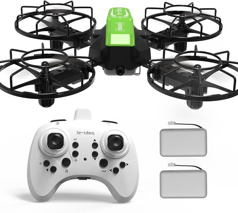LE-IDEA IDEA9 Assembled Drone with Competition Model | RC Quadcopter, 3 Speed Modes Headless Mode, Propeller Protection, 2 Batteries, Educational Aircraft for Adults in Kuwait