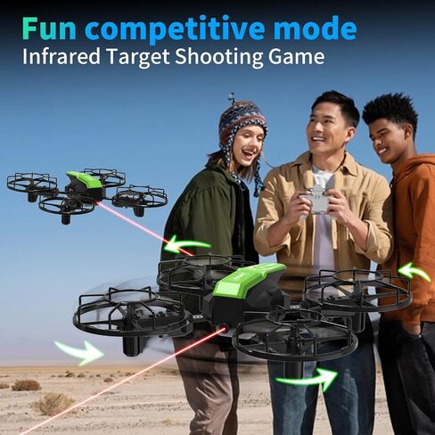 LE-IDEA IDEA9 Assembled Drone with Competition Model | RC Quadcopter, 3 Speed Modes Headless Mode, Propeller Protection, 2 Batteries, Educational Aircraft for Adults in Kuwait