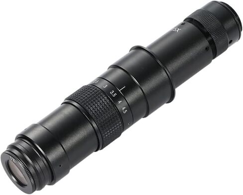 Microscope Kit Monocular Video Microscope C-Mount Lens 0.7X-4.5X D Magnifier 10x-180x Continuous Zoom for Industrial Camera Microscope Lens Adapters (Color : 2D D Monocular 2D Monocular Lens in Kuwait