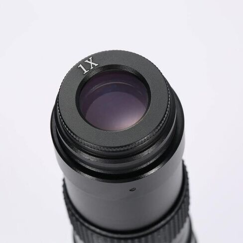 Microscope Kit Monocular Video Microscope C-Mount Lens 0.7X-4.5X D Magnifier 10x-180x Continuous Zoom for Industrial Camera Microscope Lens Adapters (Color : 2D D Monocular 2D Monocular Lens in Kuwait