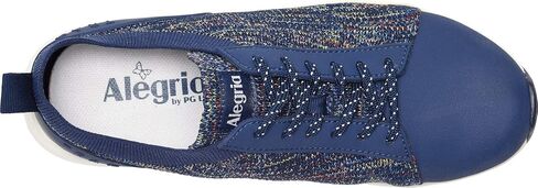 New Traq by Alegria Women's Qest Sneaker Navy Multi 37 in Kuwait