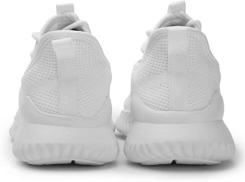Womens Ladies Walking Running Shoes Slip On Lightweight Casual Tennis Sneakers Girls Kids Zapatos de Mujer White in Kuwait