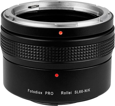Fotodiox Pro Lens Mount Adapter - Rolleiflex SL66 (Rollei SL66E, SL66X, SL66SE) Series Lens to Nikon SLR/DSLR Camera (w/Built-in Focusing Helicoid) in Kuwait