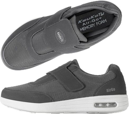 Orthopedic Diabetic Shoes for Men Women, Easy On Velcro, Wide Toe Box | Adaptive Fit System with 2 removable inserts and adjustable Velcro straps for personalized comfort as feet change. in Kuwait