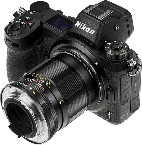 Fotodiox Macro Reverse Ring Compatible with 52mm Filter Thread to Nikon Z-Mount Cameras - for Reverse Mounting Lenses in Kuwait