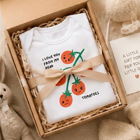 Infant Baby Boys Girls Funny Bodysuit Short Sleeve Letters Graphic Newborn Romper Announcement Coming Home Outfit in Kuwait