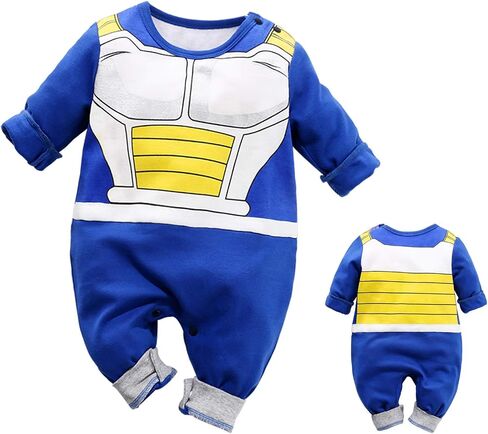 YFYBaby Newborn Baby Boys Clothes Infant Long Sleeve Romper Cosplay Cartoon Onesie Jumpsuit Outfit in Kuwait