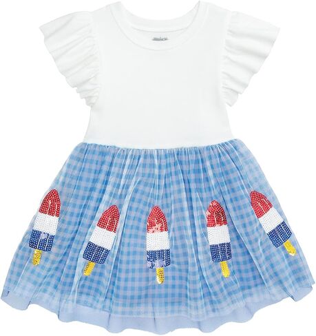 Mud Pie Toddler Girl Sequin Bomb Pop Tutu Dress in Kuwait