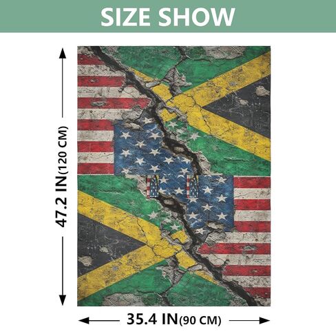 Jamaica USA Print Baby Car Seat Cover Stroller Canopy | Muslin-like Cotton Blend, Breathable, Multi-use, Newborn Essentials Must Haves, Fits Most Strollers, for Babies Boys Girls in Kuwait