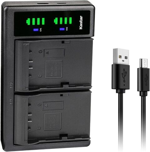 Kastar SSL-JVC70 LTD2 USB Battery Charger Replacement for JVC GY-HM600, GY-HM600E, GY-HM600EC, GY-HM620U, GY-HM650, GY-HM650U, GY-HM650SC, GY-HM660U, GY-HM660SC Camera in Kuwait