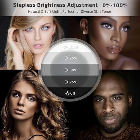 18 inch Ring Light with Stand,60W Bi-Color 3000-5800K Professional Ring Lights with Tripod for Makeup Vlog, Tattoo Large Ring Light for Phone Camera Tablet in Kuwait