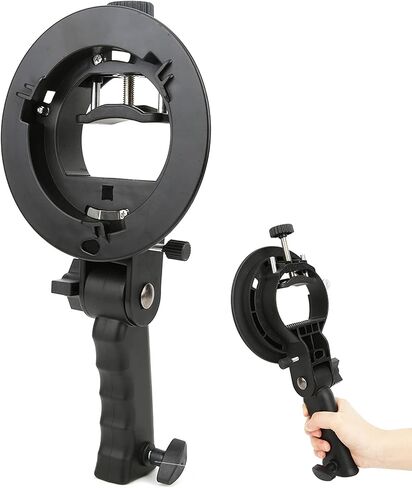 Flashlight Bracket Flashlight Stand Holder Handheld S Shape Bracket Adjustable Mount for Top with Umbrella Hole for Mount Studio Accessories in Kuwait