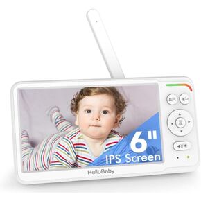 HelloBaby HB6560 Monitor Only - 𝑶𝒏𝒍𝒚 𝒇𝒐𝒓 𝑯𝑩6560 𝑴𝒐𝒅𝒆𝒍 Video Monitor with Camera and Audio, Display, Replace HB6560 Screen, Parent Unit, Work with HB6560 Camera in Kuwait