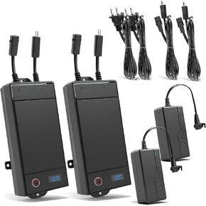 2 Pack Battery Packs for Reclining Furniture - 2500mAh with LCD Display for Electric Recliners, Power Sofas, Lift Chairs and Couch - only Compatible with 2-Pin Connector Motion Furniture in Kuwait