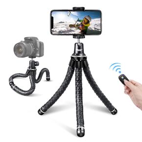 UBeesize 70'' Magnetic Selfie Stick Tripod for iPhone with Remote | 2-in-1 Phone Clamp, 1/4'' Screw Mount, Stable 4-Leg Tripod with Handle, MagSafe Phone Tripod for Camera, GoPro & Insta360 in Kuwait