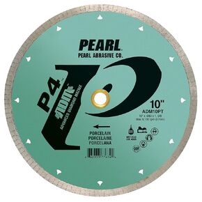 PEARL ABRASIVE CO. P4 ADM شفرة بورسلين مفاعل 102 بوصة، 5/8 بوصة - 1 بوصة in Saudi Arabia