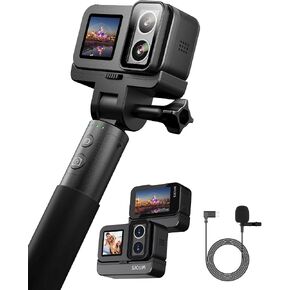 SJCAM SJ20 Action Camera,64GB+MIC Ultra Night Vision & True 4K,8H Power,4K Dual Lens,154° Wide-Angle FOV,Low-Light Motion,Super Stabilization,8X Zoom,30M for Snorkling,Surfing,Diving in Saudi Arabia