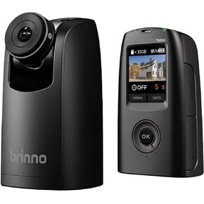 Brinno Time Lapse Camera BCC300-C Bundle, 100 Days Battery Life | Outdoor Construction Jobsite Plant Weather - HDR FHD1080P Timelapse Camera LCD Screen - IPX4 Waterproof Housing and Clamp in Kuwait