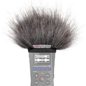 Gutmann Microphone Fur Windscreen Windshield for ZOOM H1essential GREY | Made in Germany in Saudi Arabia