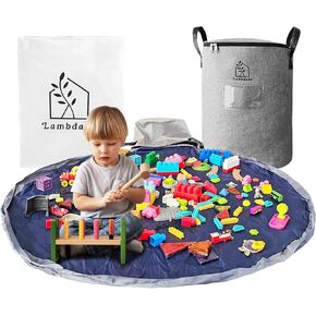 Portable Toy Storage & Play Mat - Toy Organizer - Toy Bag for Kids in Kuwait