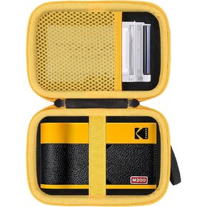 Hard Travel Case for KODAK Mini 2 ERA/Mini Shot 2 Photo Printer | Shockproof, With Handle, Hard Shell Exterior, Storage Compartment, Portable Carrying Box, Black Case in Saudi Arabia