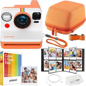 Polaroid Now Instant Camera Bundle - Film, Case, Album & Quality Photo Cloth (Yellow) in Kuwait