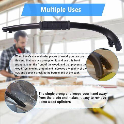 Miter Saw Hold Down Stick, Woodworking Safety Tool for Secure Cutting | Push Stick With Ergonomic Handle Keeps Hands Away from Blades And Stabilizes Wood For Crosscuts, Bevels And Angled Cuts in Kuwait