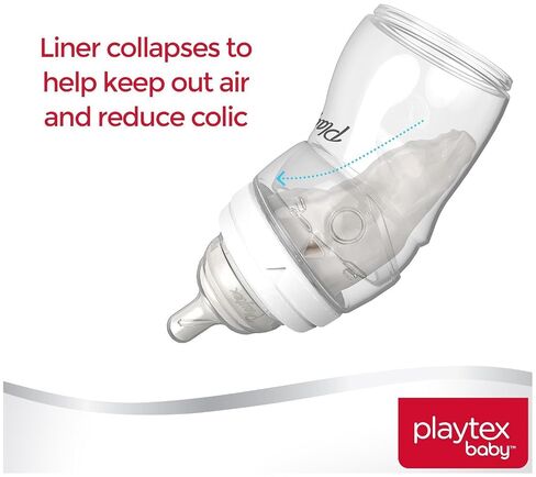 Playtex BPA Free Premium Nurser Bottles with Drop in Liners, 3 Count in Kuwait