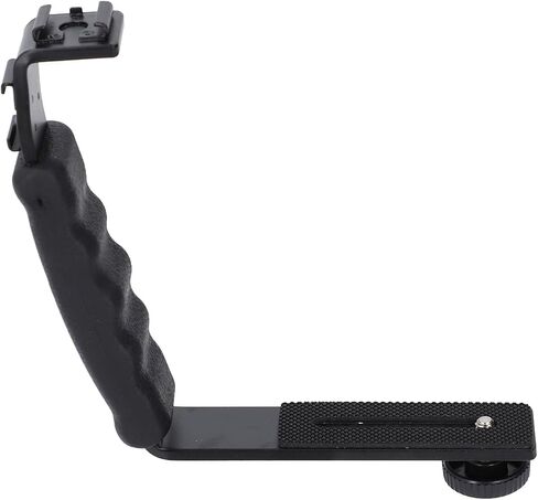 L Shape Camera Flash Bracket, Aluminum Alloy Adjustable Angle Mount with 1/4 Screw Design for Palm 2 2 Handheld Camera in Kuwait
