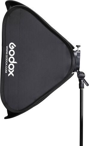 Godox Flash S2 Speedlite Bracket Kit with 31.5 x 31.5 Inch Softbox and Carrying Bag, Bowens Mount Flash Bracket for Speedlights and Compact Flashes, Portable Lighting Kit for Portrait, Product in Kuwait