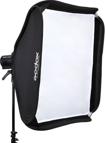 Godox Flash S2 Speedlite Bracket Kit with 31.5 x 31.5 Inch Softbox and Carrying Bag, Bowens Mount Flash Bracket for Speedlights and Compact Flashes, Portable Lighting Kit for Portrait, Product in Kuwait