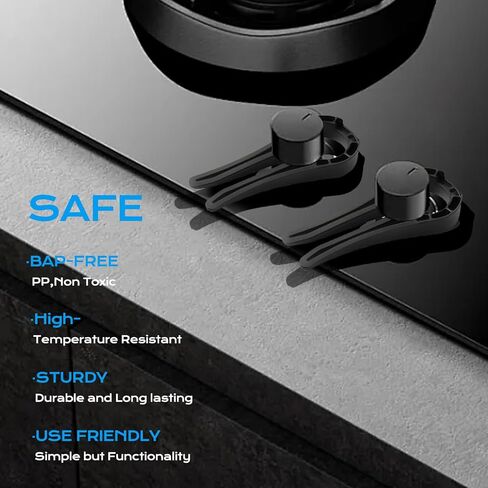 Stove Knob Safety Covers for Child, Gas Stove Knob Locks (5 Pack) in Kuwait