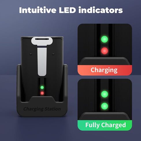 Kidjoyo 4 Pack Replacement Battery for Ring Doorbell - 7200mAh Rechargeable Quick Release Batteries with Charger Station for Ring Doorbell Stick Up Cam Spotlight Cam and Other Cam, Long-Lasting Life in Saudi Arabia