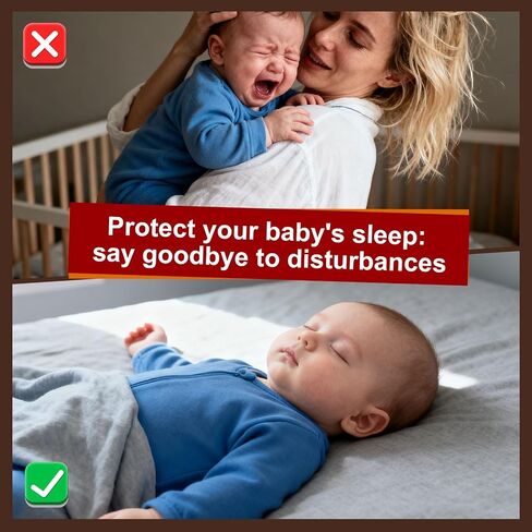 Baby Sleeping Sign for Front Door, Shhh Baby Sleeping No Soliciting Do Not Knock Sign No Ring Doorbell Plaque for Front Door in Kuwait