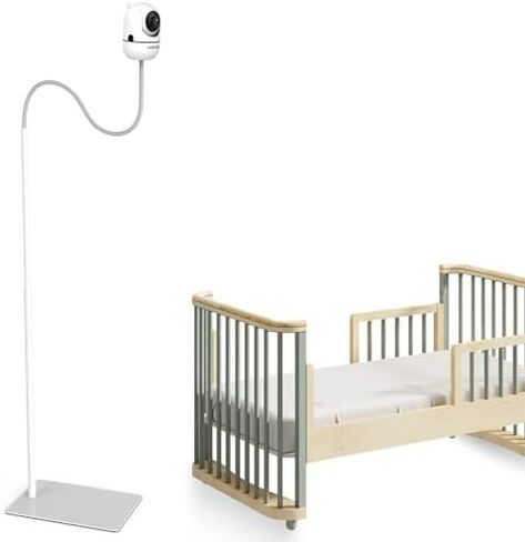 HelloBaby Baby Monitor with Floor Stand, World First 6'' IPS Screen Baby Camera Monitor, No WiFi and 30-Hour Battery Life, 178° Wide Viewing Angle, Baby Monitor with Camera and Audio in Kuwait