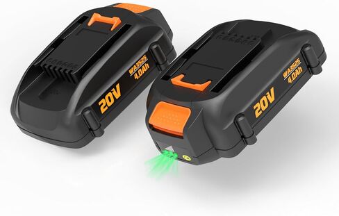2 Pack 3.5Ah Replacement for Worx 20v Battery WA3578 WA3575 WA3520 WA3525 + Portable WA3732 Charger for Worx Batteries 20v in Kuwait