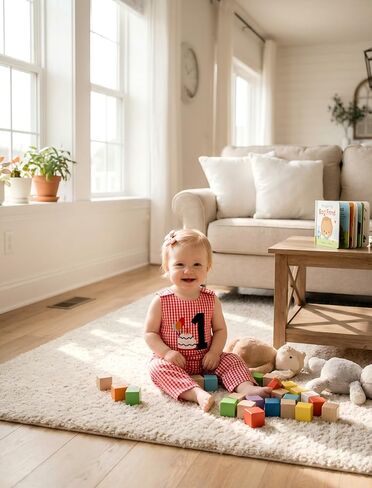 IWEMEK Baby Boy First Birthday Outfit 1 Year Old Birthday Newborn Plaid Romper Summer Clothes Cake Smash Photo Shoot Outfits in Kuwait