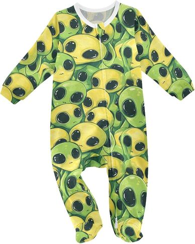 Baby One-Piece Footies Sea Turtles Cotton Rompers Pajamas Sleeper Footed Pjs for Boys Girls 0-24 Months in Kuwait