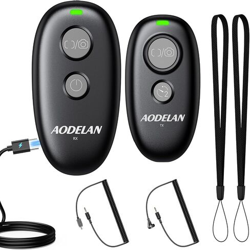 Rechargeable Wireless Camera Remote Control for Sony Shutter Release | Compatiable with Sony A6700, ZV-E10 II, ZV-E1, A7C II, A7 IV, A7 III, A7R,ZV-1, RX100 VII, FX30, A9 III, A6400, A6600, FX3 in Kuwait