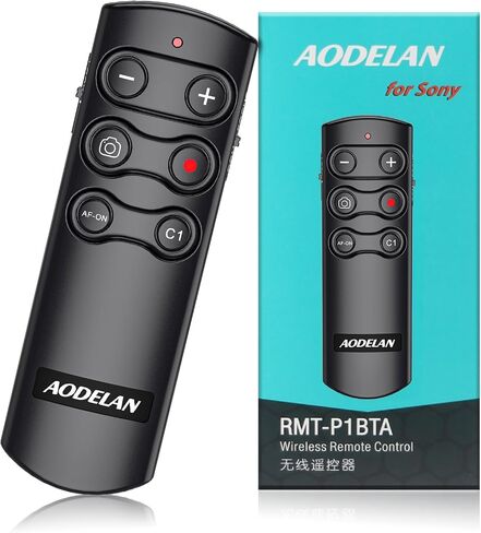 Wireless Remote Control Camera Shutter Release for Sony Replces RMT-P1BT | Compatible with Sony ZV-E10, ZV-1, A7SM3, A7C, A7RIV, Alpha 9,7R IV,7R III, 7 III, 6600, 6400, 6100, 9 II, RX0 II, RX100 M7 in Kuwait
