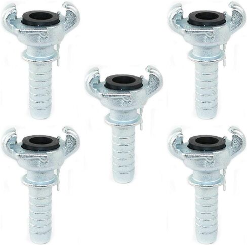 Interstate Pneumatics CU-853 3/4 Inch Hose Barb Straight Through Jack Hammer Coupler-Pack of 5 in Kuwait