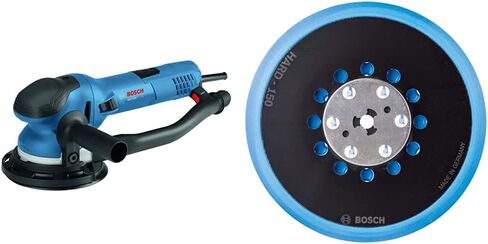 BOSCH Power Tools - GET75-6N - Electric Orbital Sander, Polisher - 7.5 Amp, Corded, 6"" Disc Size with BOSCH RSM6046 6 In. Hard Hook-and-Loop Multi-Hole Sanding Pad in Kuwait