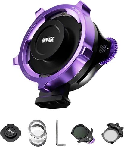 MOFAGE PL-E Lens Adapter for PL to E Mount Camera Lens Adapter, Fit All PL Lens Filter Size, Quick Change Filter in Kuwait